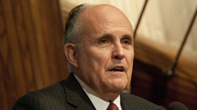 Rudy Giuliani at an event. 