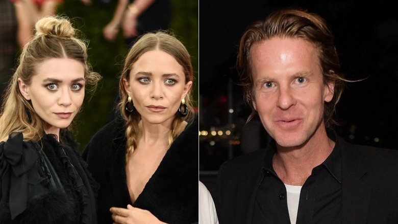 the Olsen twins and David Schulte split