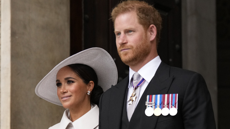 Meghan Markle and Prince Harry Platinum Jubilee service of thanksgiving 2022