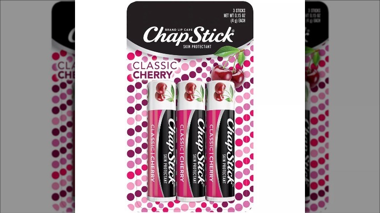 Package of three Cherry ChapSticks