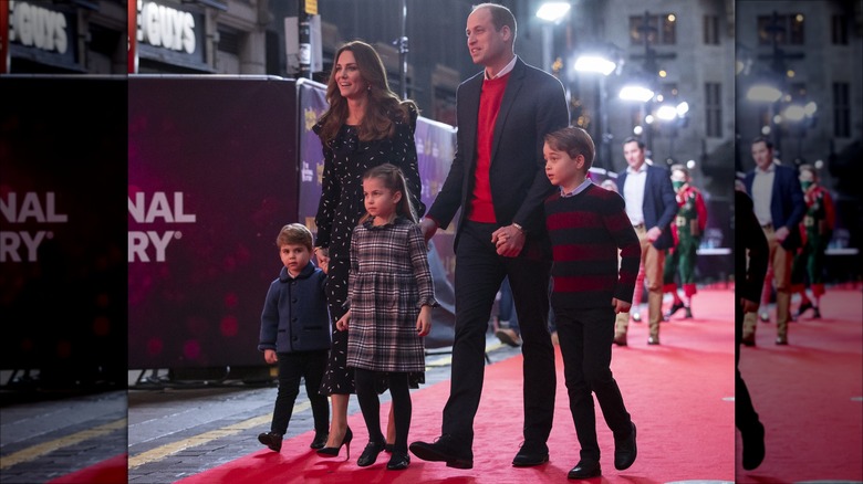 Kate Middleton, Prince William and their children