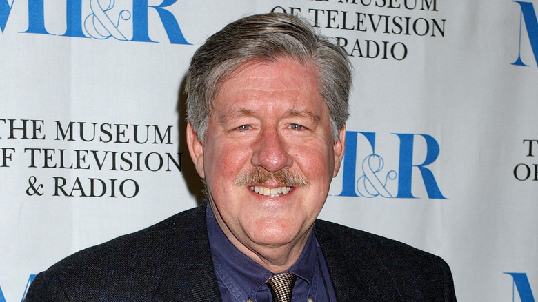 Smiling Edward Herrmann at the Museum of Television & Radio