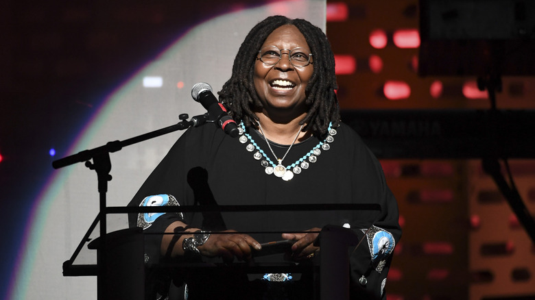 Whoopi Goldberg smiling