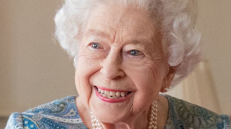 Queen Elizabeth smiling 