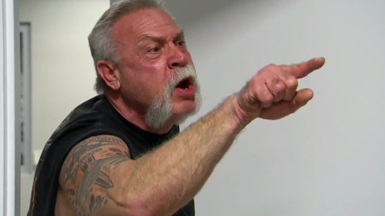 Paul Teutul Sr. yells on American Choppers