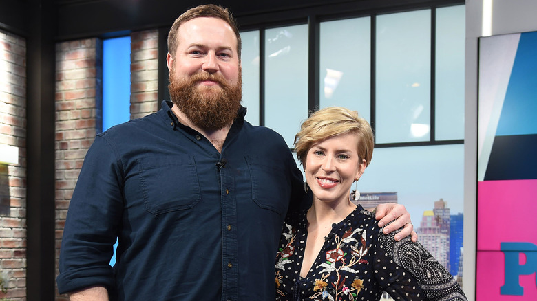 Erin and Ben Napier posing together