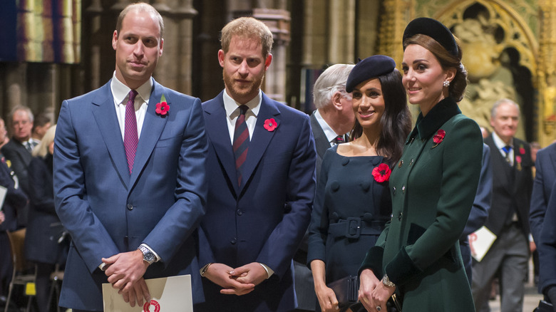 Prince William, Prince Harry, Meghan Markle & Kate Middleton