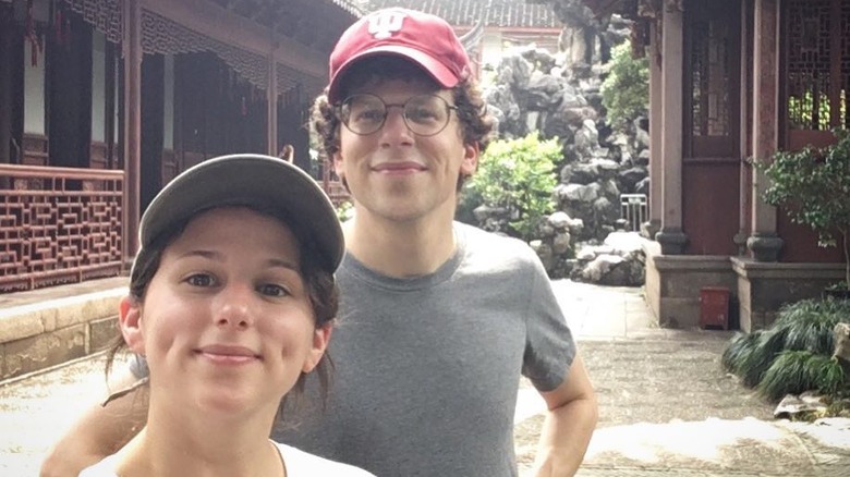 Hallie Eisenberg and Jesse Eisenberg