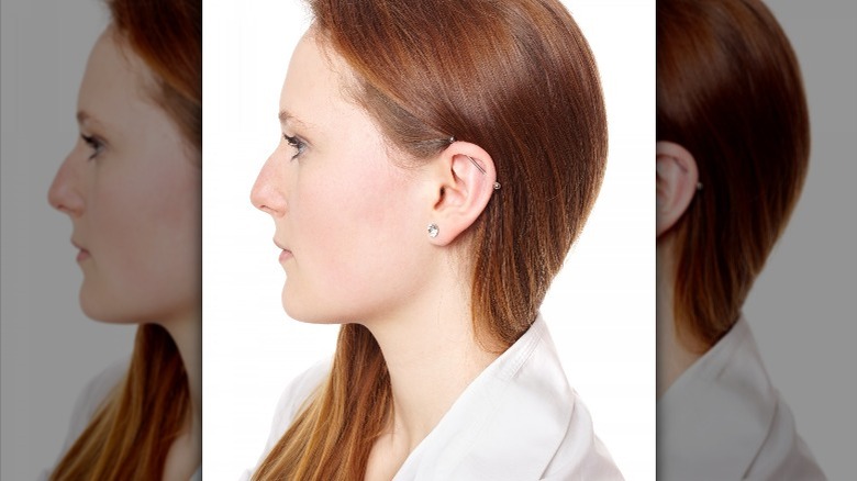 Industrial cartilage piercing