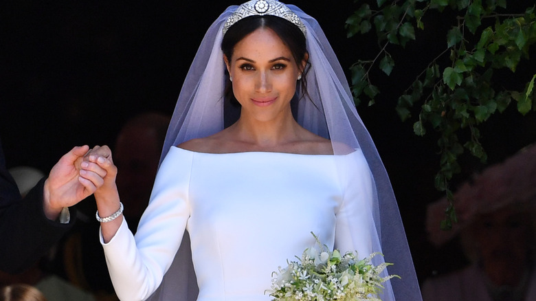 Meghan Markle on her wedding day 