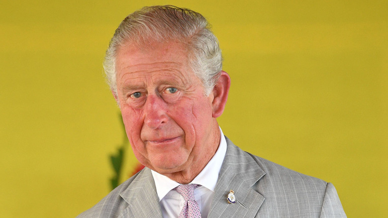 King Charles III with neutral expression