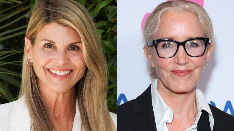 Split image of Lori Loughlin and Felicity Huffman