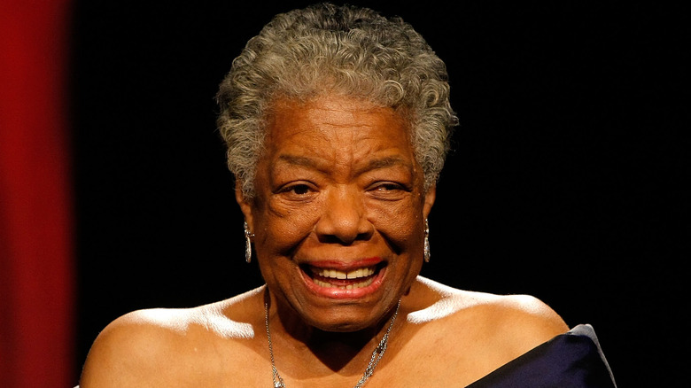 Maya Angelou smiling