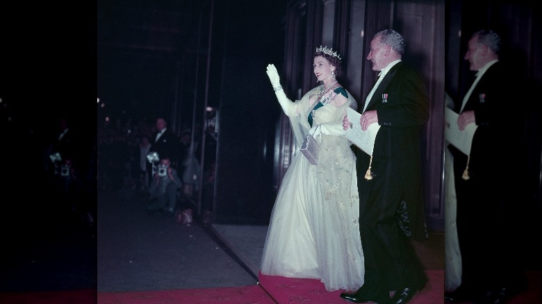 Queen Elizabeth in 1954