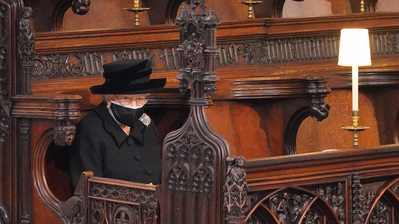 Queen Elizabeth church Prince Philip funeral