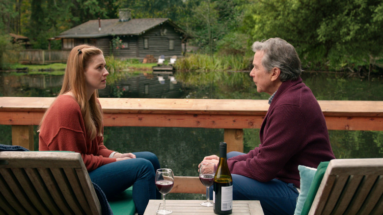 Alexandra Breckenridge and Tim Matheson in Virgin River