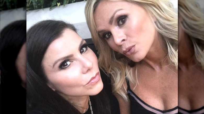 Tamra Judge and Heather Dubrow posing