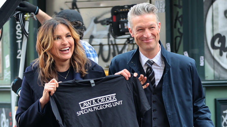 Mariska Hargitay and Peter Scanavino