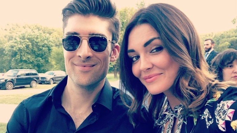 Taylor Cole and Cameron Larson selfie 