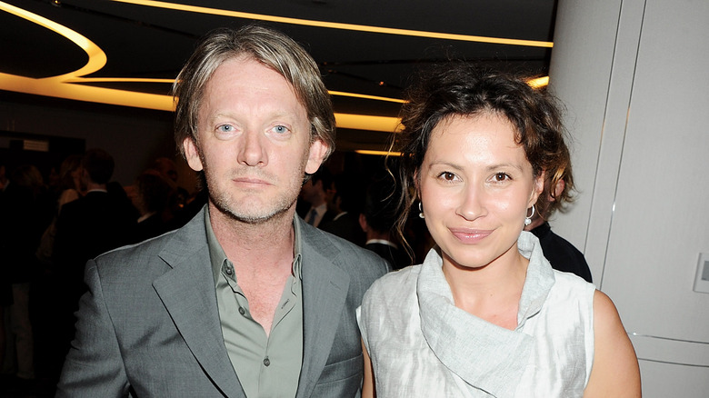 Douglas Henshall with his wife Tena Štivičić