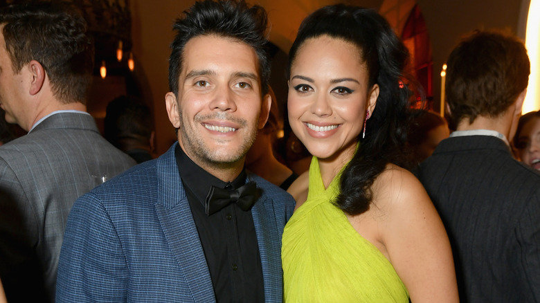 Alyssa Diaz and Gustavo Galindo at an event