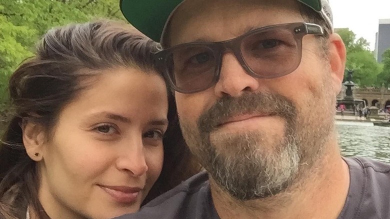 Mercedes Mason and David Denman taking a selfie