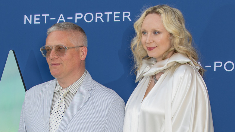 Gwendoline Christie and Giles Deacon in 2023