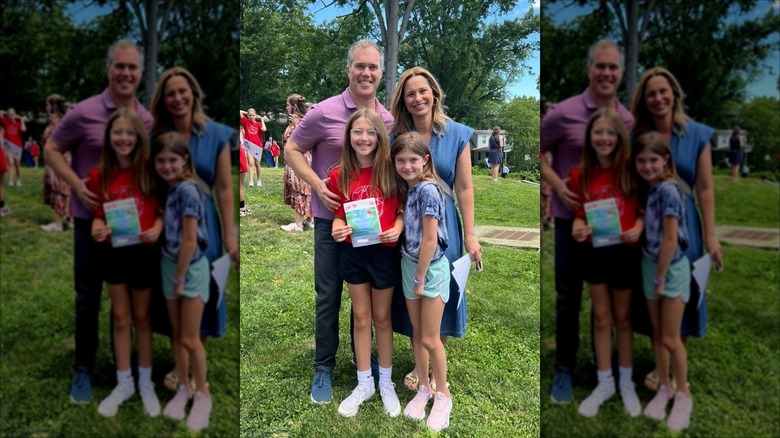 Peter Alexander, Alison Starling, and their children