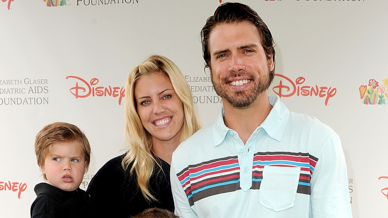 Joshua Morrow with family