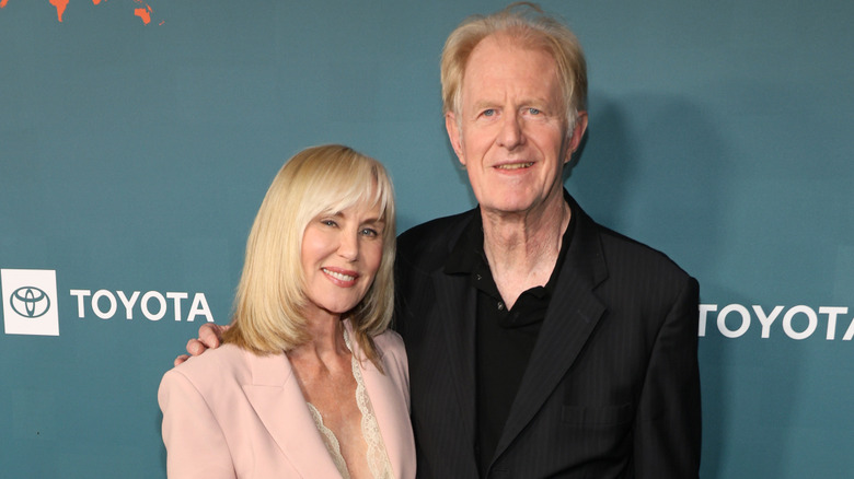 Ed Begley Jr. and Rachelle Carson smiling at the Environmental Media Association Award Gala in 2024