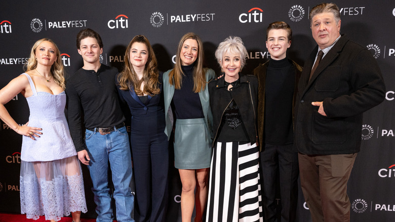 The Young Sheldon cast smiling at PaleyFest LA in 2024