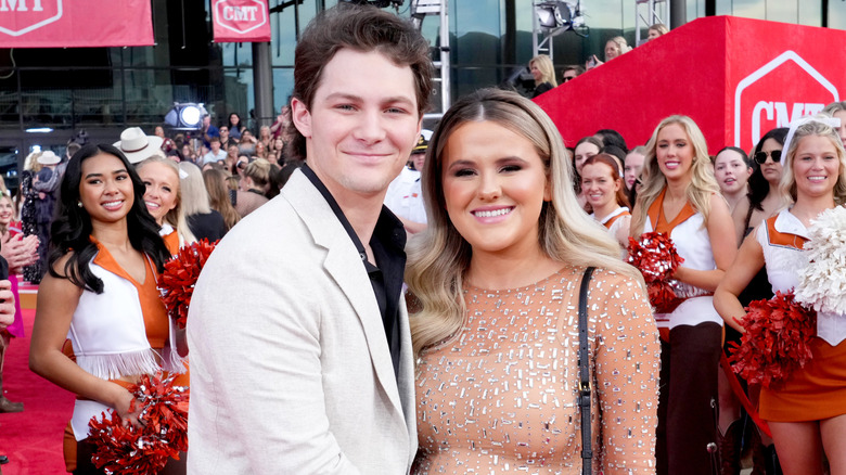 Montana Jordan and Jenna Weeks smiling at the CMT Music Awards in 2024