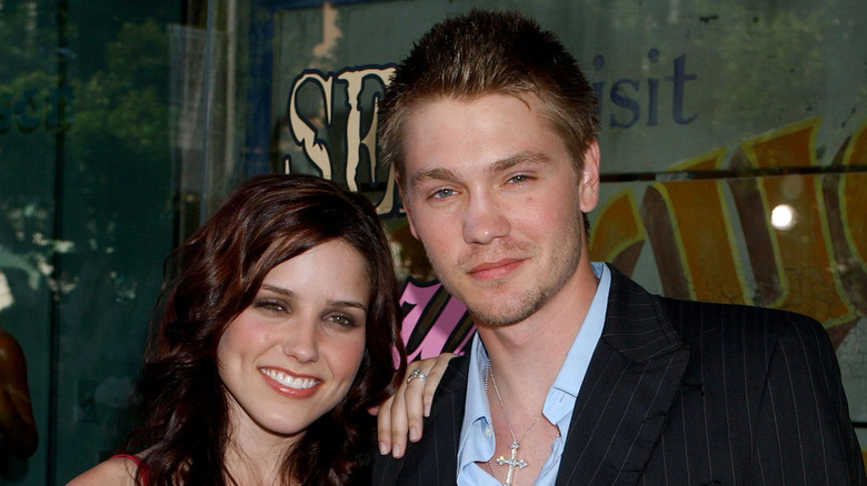 Sophia Bush and Chad Michael Murray posing