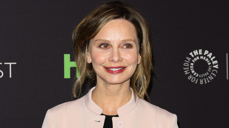 Calista Flockhart smiling at Paley Center