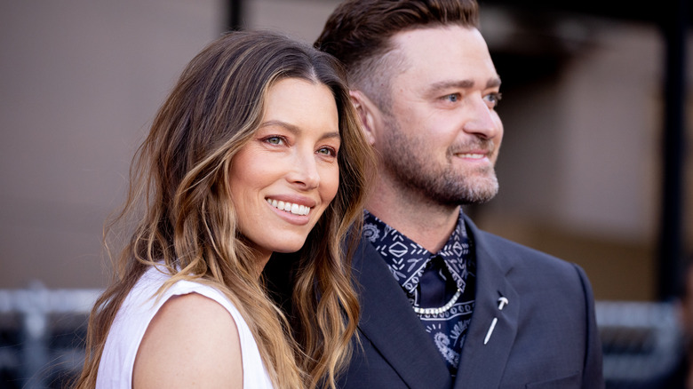 Jessica Biel and Justin Timberlake at an event