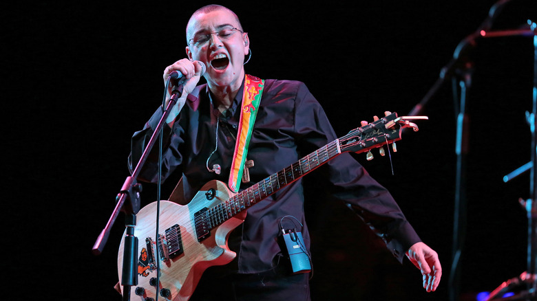 Sinead O'Connor sings