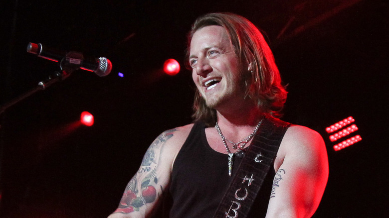 Tyler Hubbard performing