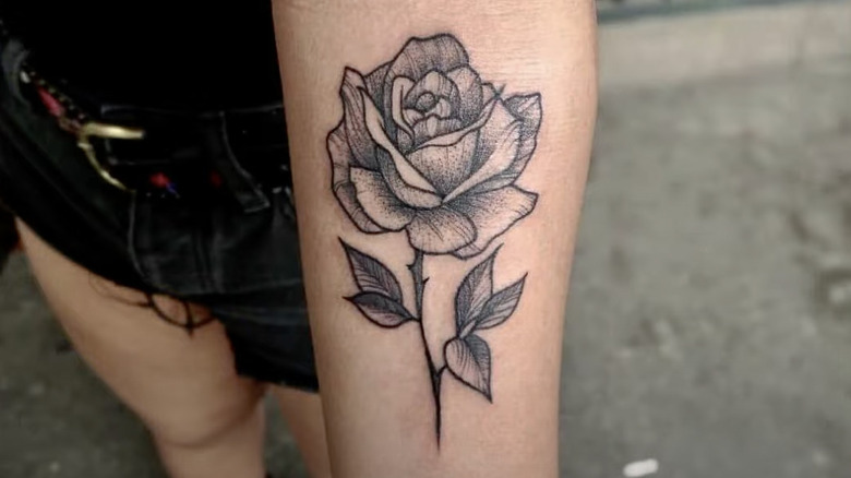 23 Chic Small Rose Tattoos for Women  StayGlam