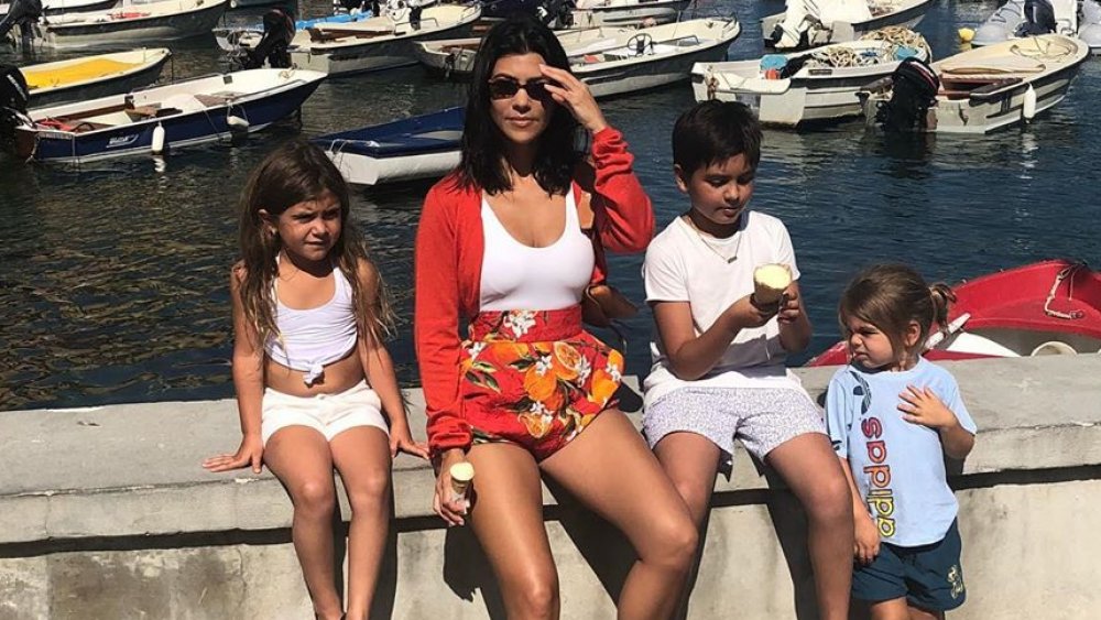 Kourtney Kardashian and kids