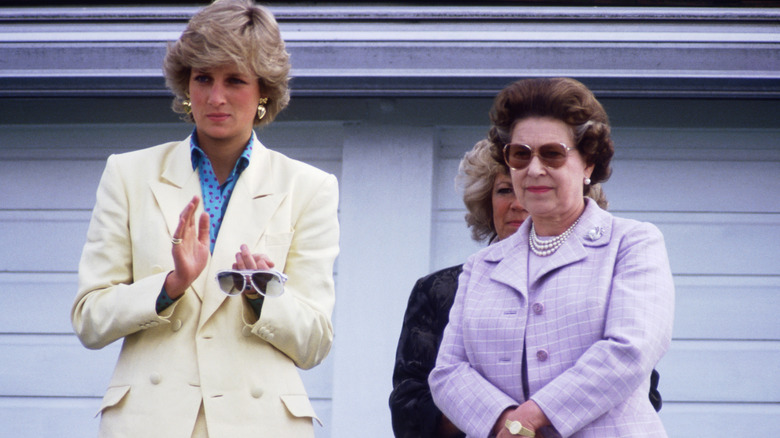 Princess Diana and Queen Elizabeth