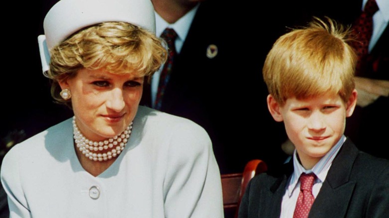 Prince Harry and mother Princess Diana