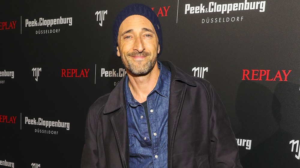 Adrien Brody wearing beanie