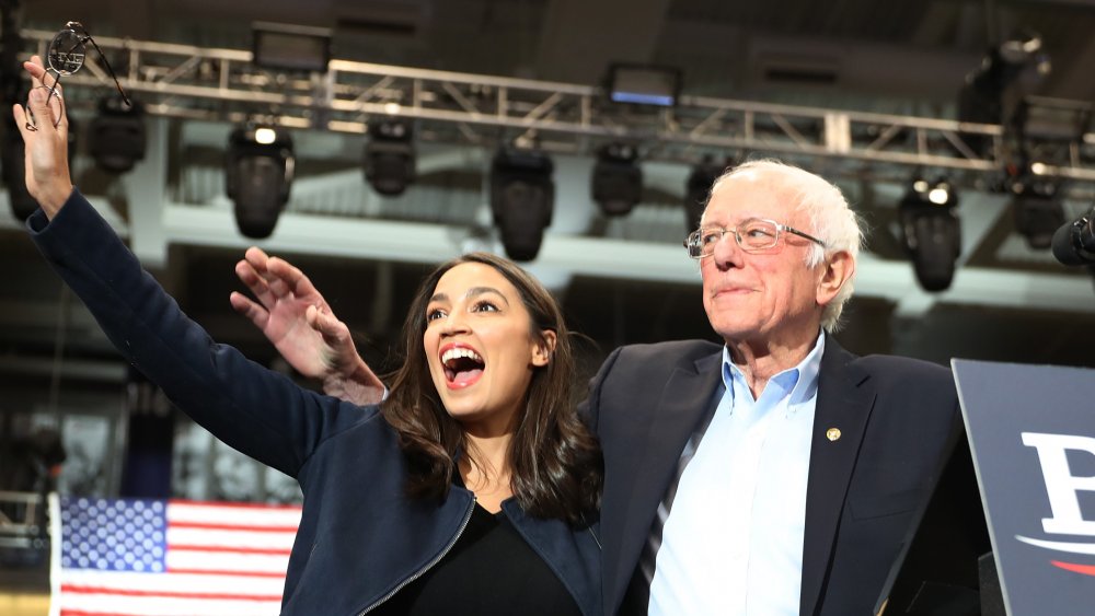 AOC and Bernie Sanders