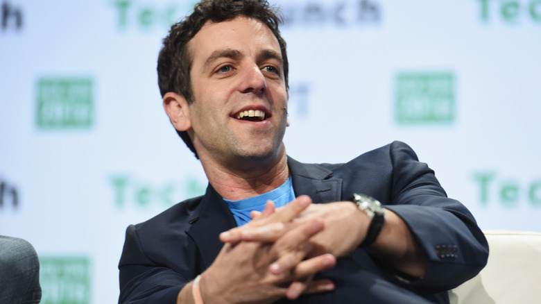 The Real Reason B.J. Novak's Face Is Used To Advertise Random Products ...