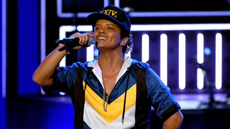 Bruno Mars performs onstage