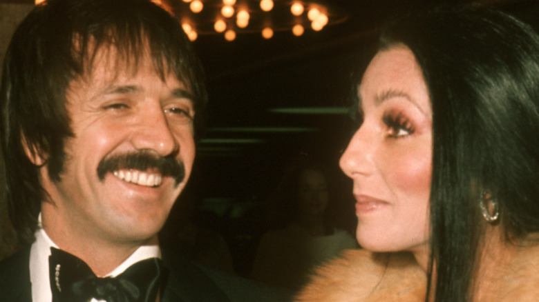 Sonny Bono and Cher in 1972