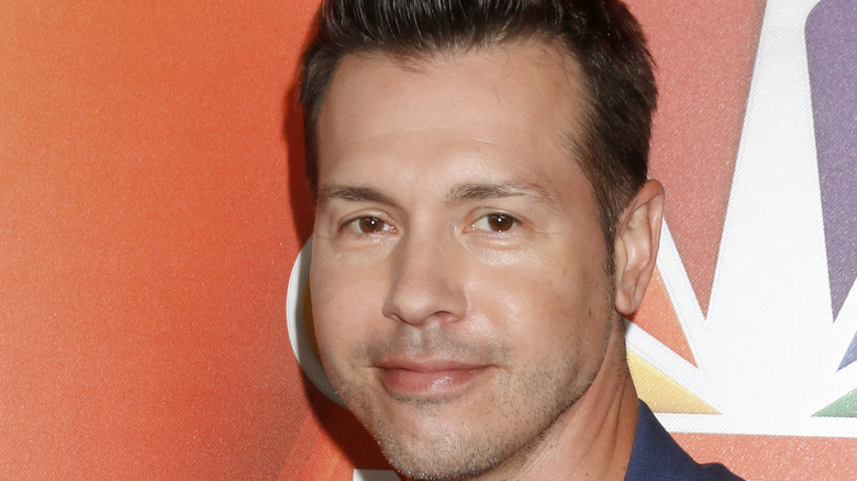 Jon Seda attending an NBC press event 