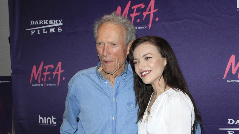 Clint Eastwood and daughter Francesca Eastwood