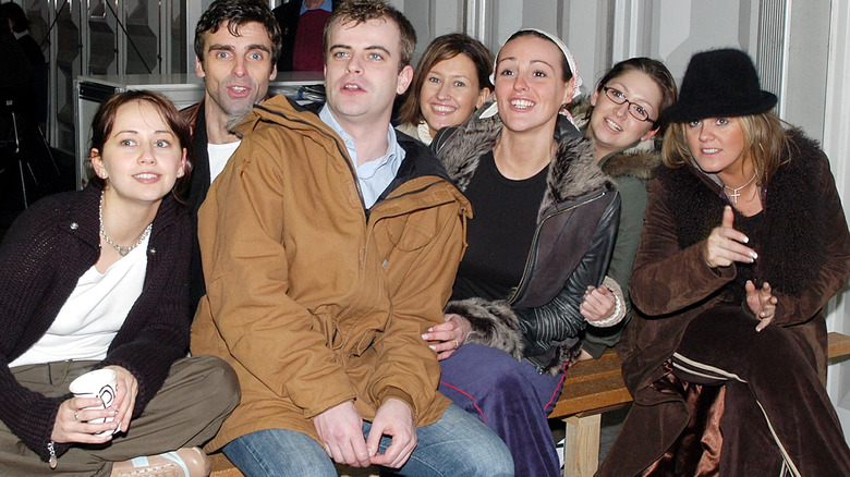 Simon Gregson and his co-stars on 'Coronation Street'