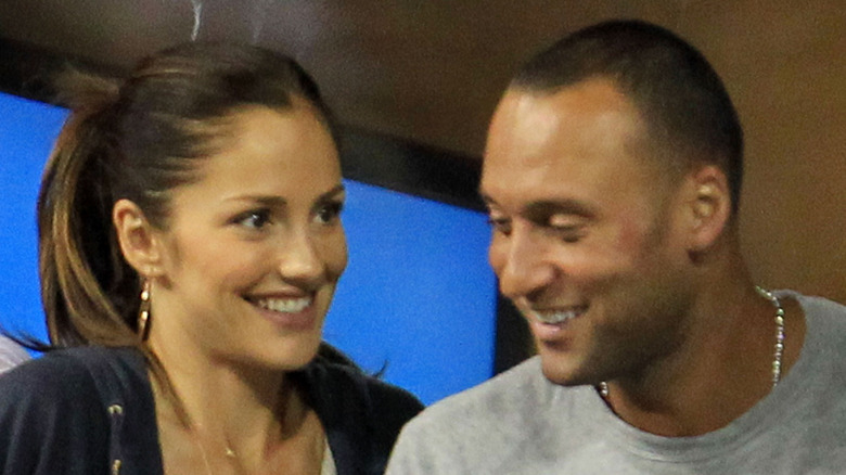 Derek Jeter, Minka Kelly, watching U.S Open